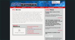 Desktop Screenshot of dpmphotonics.com
